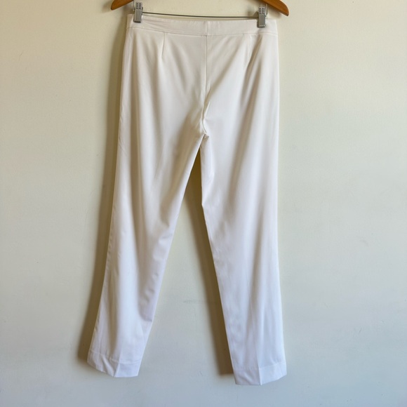 Lafayette 148 || Woman’s Cream Ivory Lrving wool Stretch Pants size 2 - Picture 3 of 15